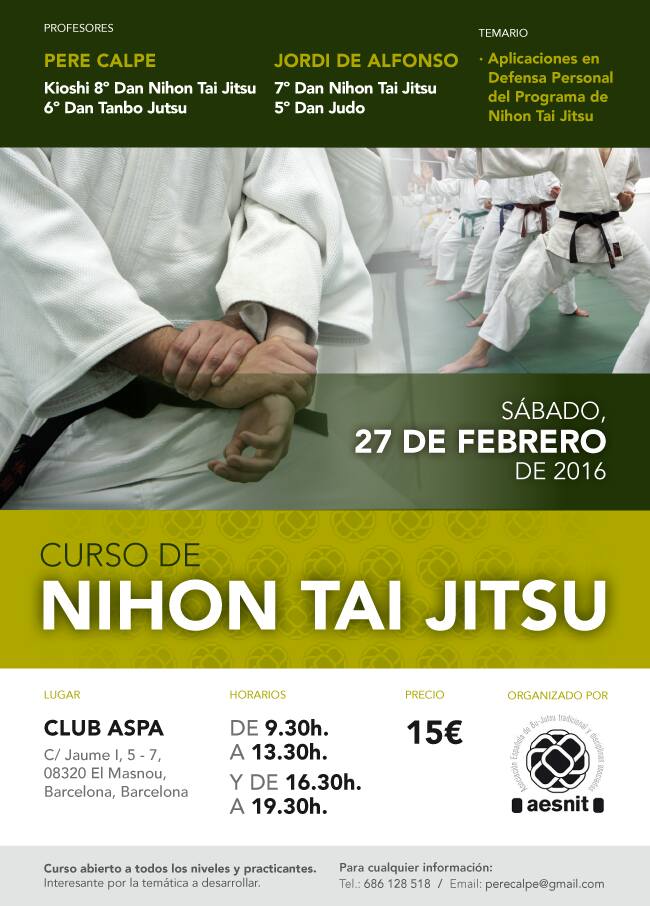 Curso de Nihon Tai Jitsu